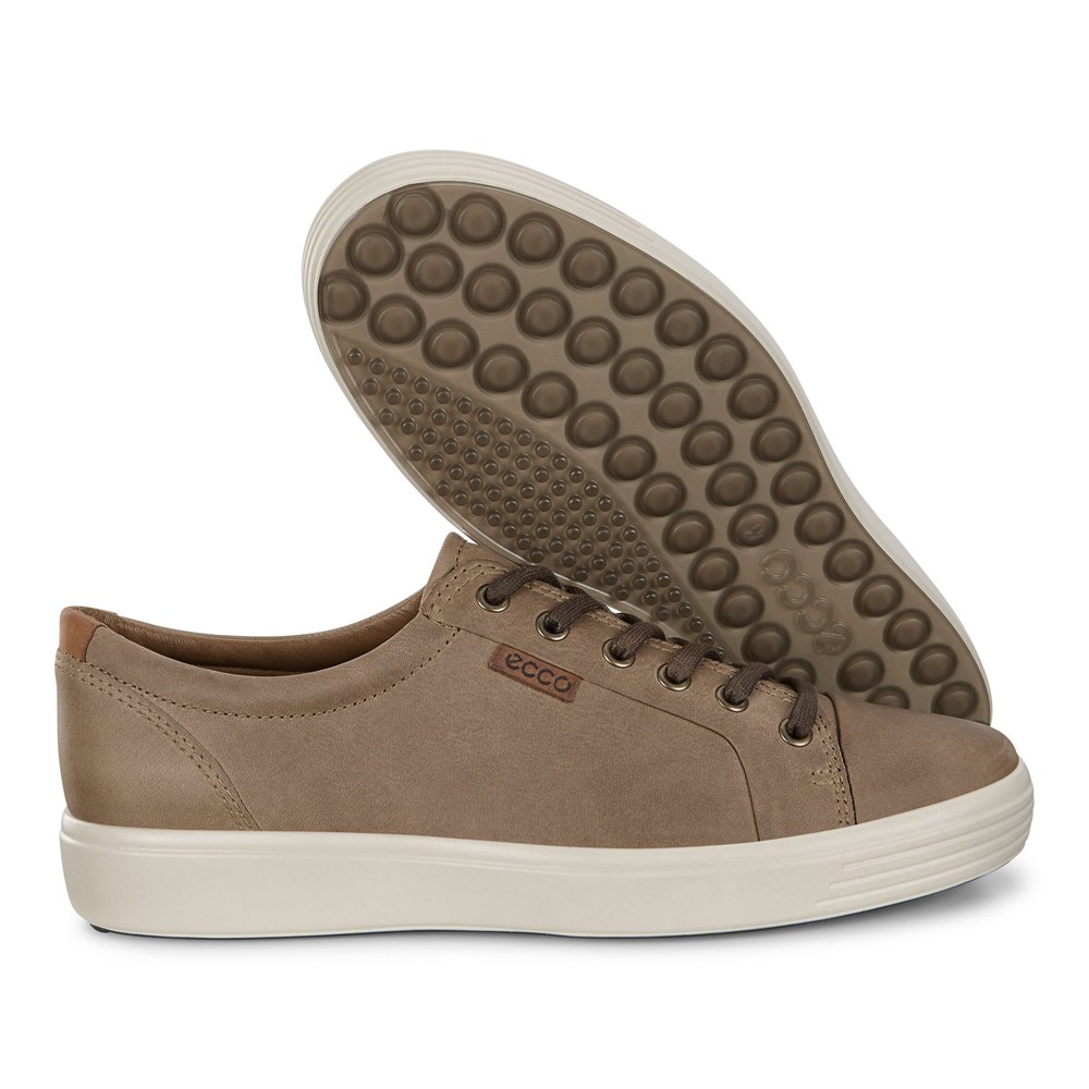 ECCO Mens Sneakers Brown - Soft 7S - EAX-167245